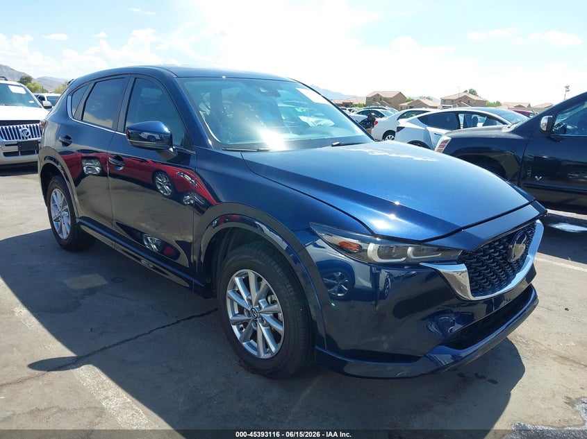 2024 Mazda Cx-5 VIN JM3KFBCL0R0497256 IAAI salvage auction — LEFT FRONT, Salvage (Arizona), sold $10,625 on 2026-07-14 (photo 1)