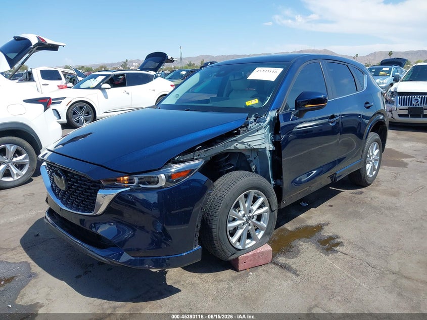 2024 Mazda Cx-5 VIN JM3KFBCL0R0497256 IAAI salvage auction — LEFT FRONT, Salvage (Arizona), sold $10,625 on 2026-07-14 (photo 2)