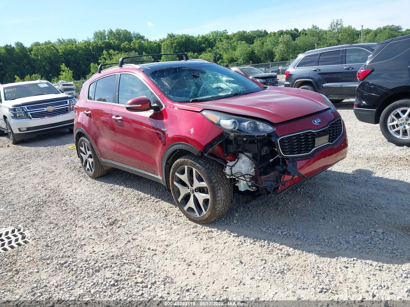 2017 Kia Sportage VIN KNDPRCA62H7063323 IAAI salvage auction — RIGHT FRONT, Salvage (Ohio), sold $3,400 on 2026-07-08 (photo 1)