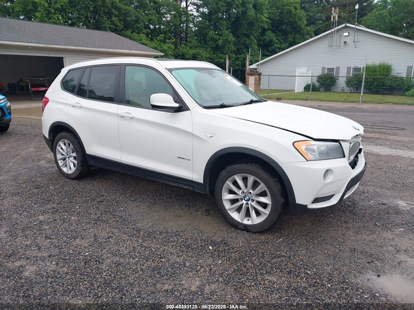 2014 BMW X3 VIN 5UXWX9C50E0D22924 IAAI salvage auction — FRONT END, Salvage Title, sold $825 on 2026-07-20 (photo 1)