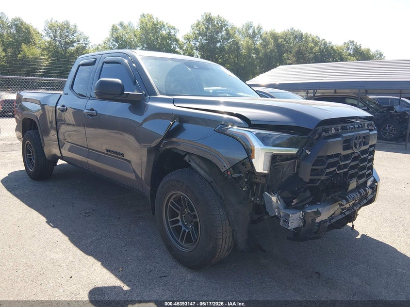 2023 Toyota Tundra VIN 5TFLA5DAXPX123316 IAAI salvage auction — LEFT FRONT, Salvage (Connecticut), sold $18,500 on 2026-07-30 (photo 1)