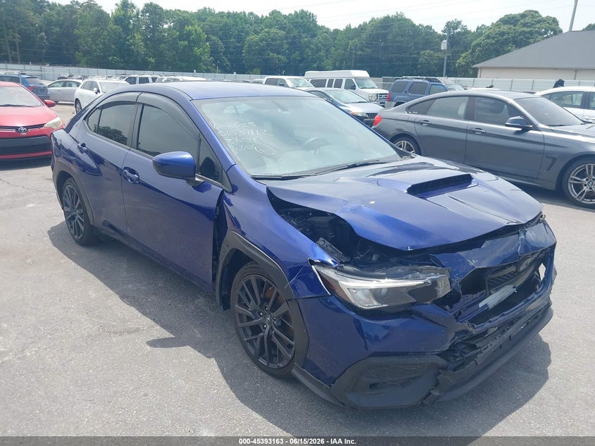 2023 Subaru Wrx VIN JF1VBAF61P9816597 IAAI salvage auction — FRONT END, Salvage (Texas), sold $7,000 on 2026-07-19 (photo 1)