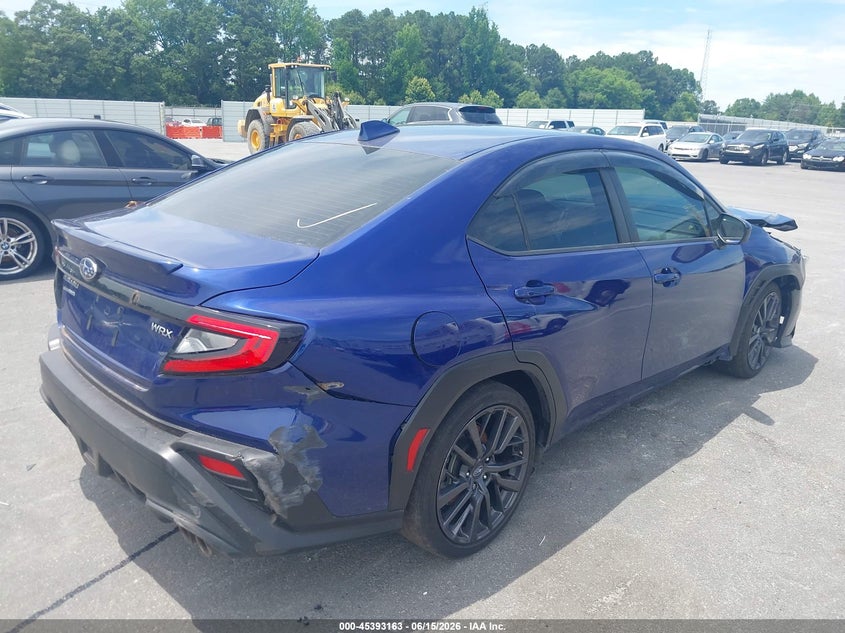2023 Subaru Wrx VIN JF1VBAF61P9816597 IAAI salvage auction — FRONT END, Salvage (Texas), sold $7,000 on 2026-07-19 (photo 4)