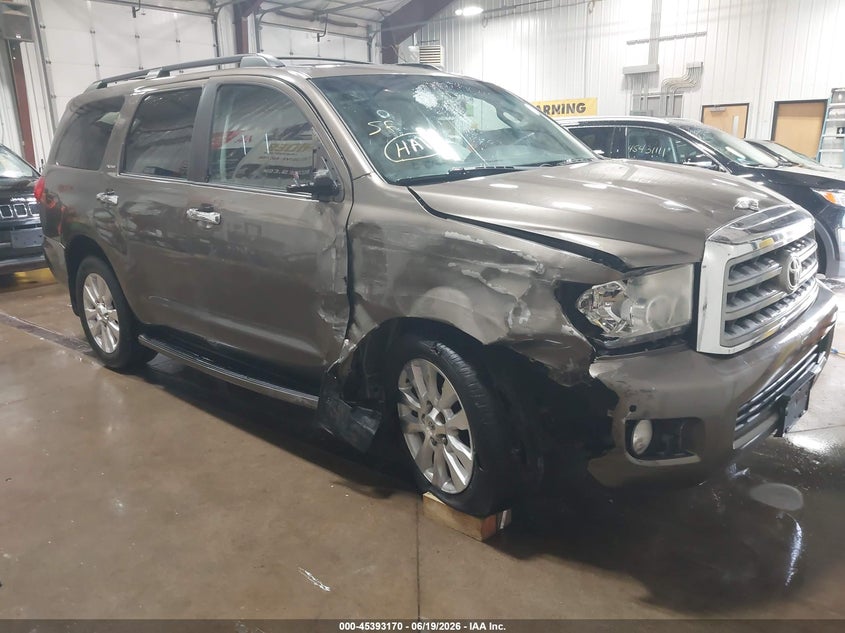 2012 Toyota Sequoia VIN 5TDDW5G13CS070492 IAAI salvage auction — RIGHT SIDE, Salvage (North Dakota), sold $5,250 on 2026-07-24 (photo 1)