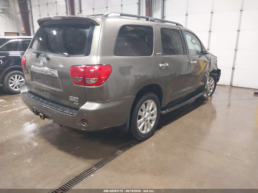 2012 Toyota Sequoia VIN 5TDDW5G13CS070492 IAAI salvage auction — RIGHT SIDE, Salvage (North Dakota), sold $5,250 on 2026-07-24 (photo 4)