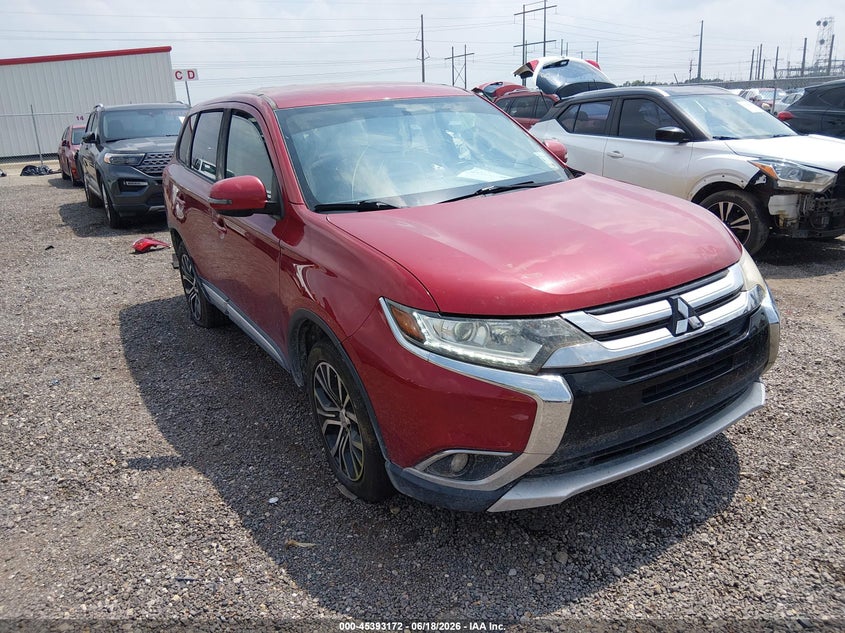 2017 Mitsubishi Outlander VIN JA4AD3A33HZ044420 IAAI salvage auction — REAR END, Salvage Title, sold $1,000 on 2026-07-29 (photo 1)