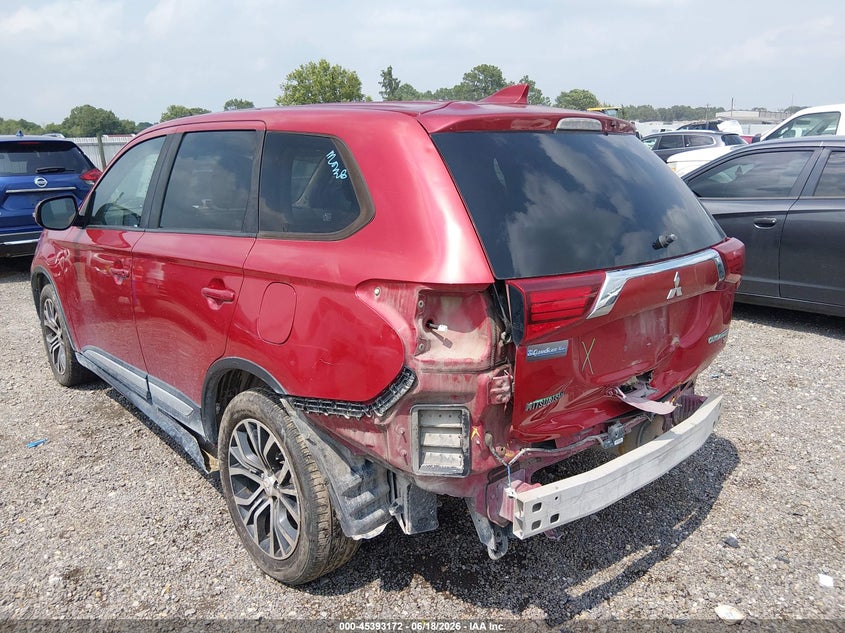 2017 Mitsubishi Outlander VIN JA4AD3A33HZ044420 IAAI salvage auction — REAR END, Salvage Title, sold $1,000 on 2026-07-29 (photo 3)