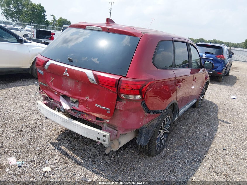 2017 Mitsubishi Outlander VIN JA4AD3A33HZ044420 IAAI salvage auction — REAR END, Salvage Title, sold $1,000 on 2026-07-29 (photo 4)