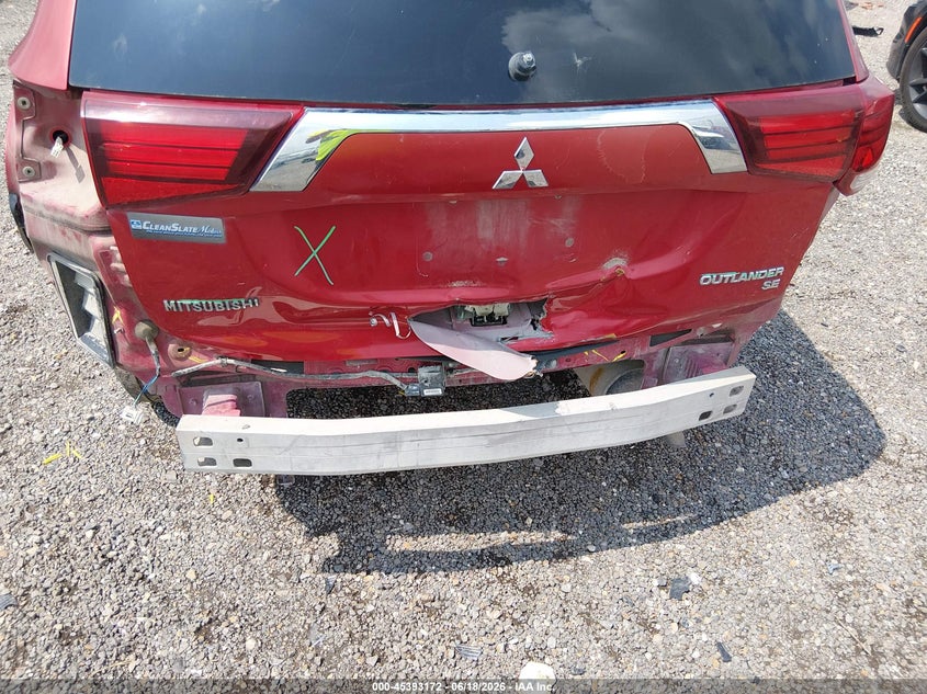 2017 Mitsubishi Outlander VIN JA4AD3A33HZ044420 IAAI salvage auction — REAR END, Salvage Title, sold $1,000 on 2026-07-29 (photo 6)