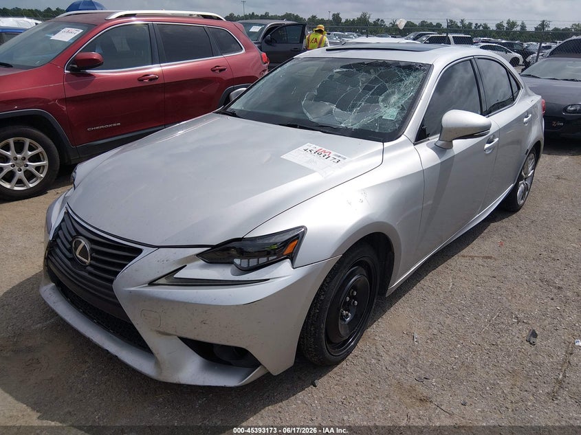 2016 Lexus Is VIN JTHBA1D20G5007517 IAAI salvage auction — FRONT & REAR, Salvage (Louisiana), sold $25 on 2026-07-28 (photo 2)