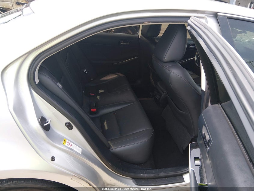 2016 Lexus Is VIN JTHBA1D20G5007517 IAAI salvage auction — FRONT & REAR, Salvage (Louisiana), sold $25 on 2026-07-28 (photo 8)