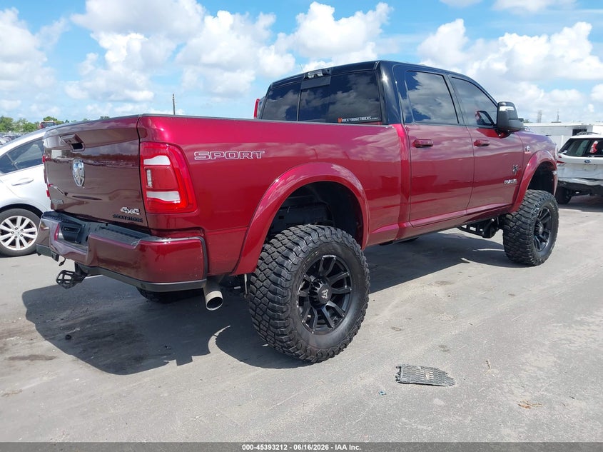 2024 Ram 2500 VIN 3C6UR5DL7RG178934 IAAI salvage auction — REAR END, Salvage Title, sold $28,000 on 2026-07-31 (photo 4)