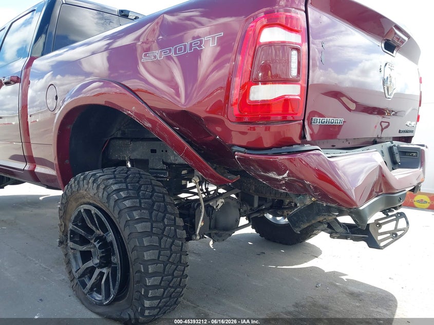 2024 Ram 2500 VIN 3C6UR5DL7RG178934 IAAI salvage auction — REAR END, Salvage Title, sold $28,000 on 2026-07-31 (photo 6)
