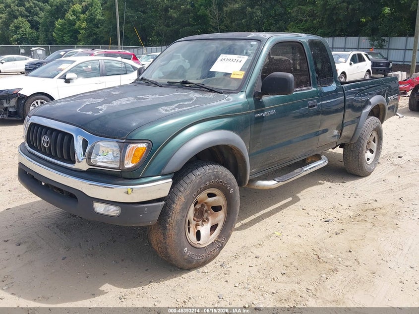 2002 Toyota Tacoma VIN 5TESN92N42Z116053 IAAI salvage auction — FRONT & REAR, Salvage (Georgia), sold $1,275 on 2026-07-16 (photo 2)