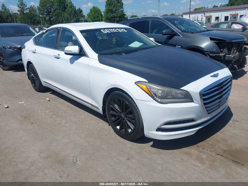 2016 Hyundai Genesis VIN KMHGN4JE9GU132612 IAAI salvage auction — ROOF, Salvage Title, sold $650 on 2026-07-29 (photo 1)