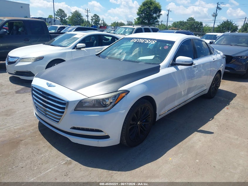 2016 Hyundai Genesis VIN KMHGN4JE9GU132612 IAAI salvage auction — ROOF, Salvage Title, sold $650 on 2026-07-29 (photo 2)