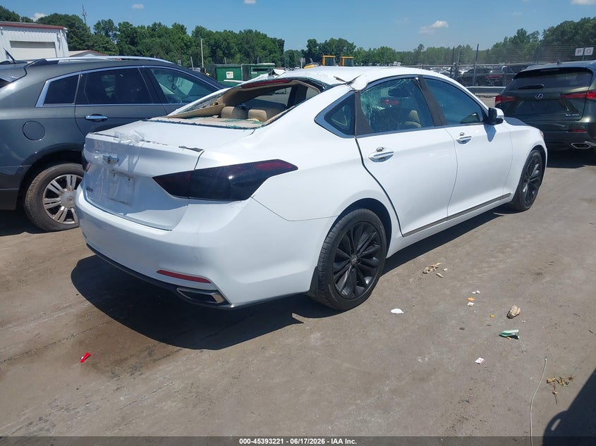 2016 Hyundai Genesis VIN KMHGN4JE9GU132612 IAAI salvage auction — ROOF, Salvage Title, sold $650 on 2026-07-29 (photo 4)