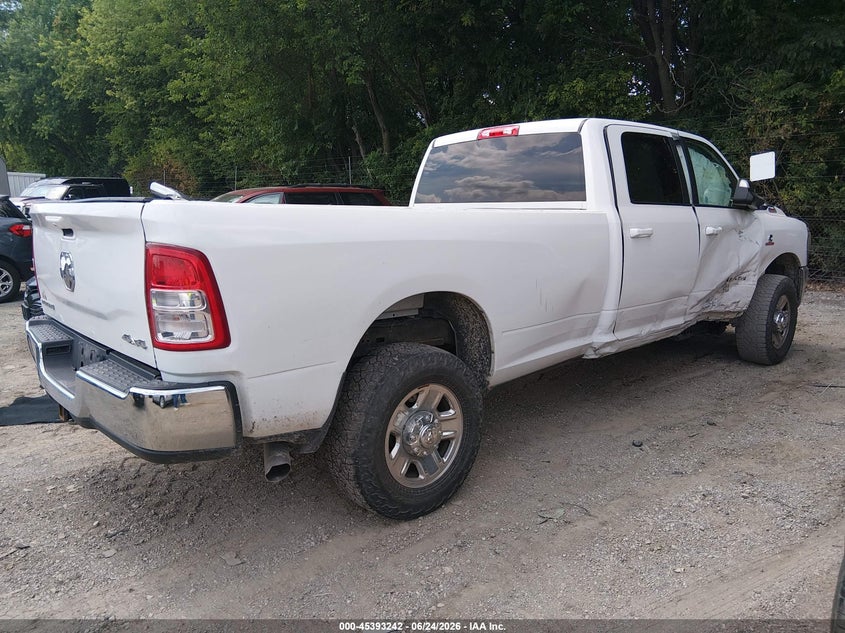 2022 Ram 2500 VIN 3C6UR5JL1NG239290 IAAI salvage auction — RIGHT SIDE, Salvage (Indiana), sold $14,450 on 2026-07-29 (photo 4)