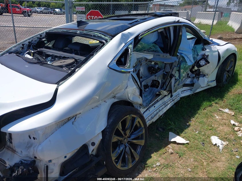 2018 Lexus Ls VIN JTHB51FFXJ5000358 IAAI salvage auction — SIDE, Salvage Title, sold $9,400 on 2026-08-01 (photo 6)