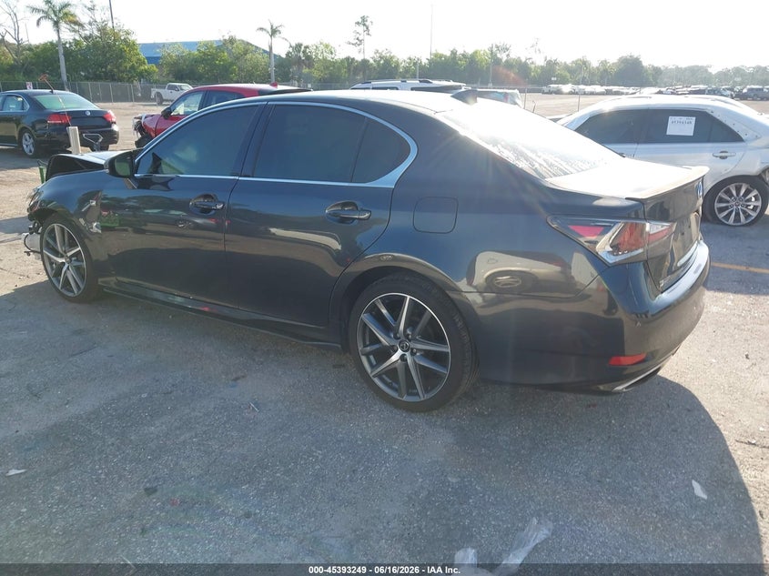 2017 Lexus Gs VIN JTHBZ1BL5HA010331 IAAI salvage auction — FRONT END, Rebuildable (Florida), sold $1,650 on 2026-07-29 (photo 3)