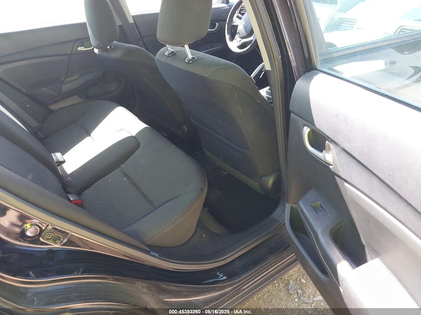 2014 Honda Civic VIN 19XFB2F52EE053834 IAAI salvage auction — REAR END, Clear (Indiana), sold $1,100 on 2026-07-23 (photo 8)