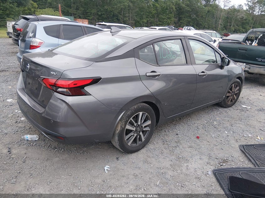 2021 Nissan Versa VIN 3N1CN8EV5ML856956 IAAI salvage auction — SIDE, Salvage (South Carolina), sold $1,750 on 2026-07-09 (photo 4)