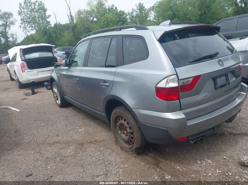 2008 BMW X3 VIN WBXPC93428WJ09645 IAAI salvage auction — NORMAL WEAR, Original (Ohio), sold $475 on 2026-07-14 (photo 3)