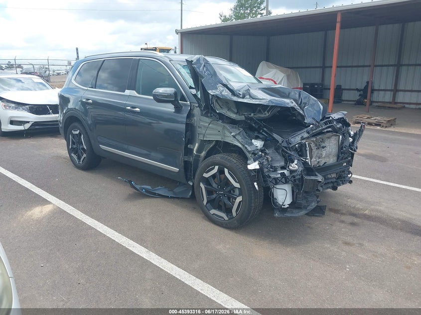 2024 Kia Telluride VIN 5XYP6DGC9RG478915 IAAI salvage auction — FRONT END, Salvage (Tennessee), sold $5,850 on 2026-07-23 (photo 1)