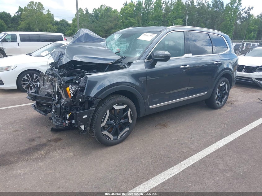 2024 Kia Telluride VIN 5XYP6DGC9RG478915 IAAI salvage auction — FRONT END, Salvage (Tennessee), sold $5,850 on 2026-07-23 (photo 2)