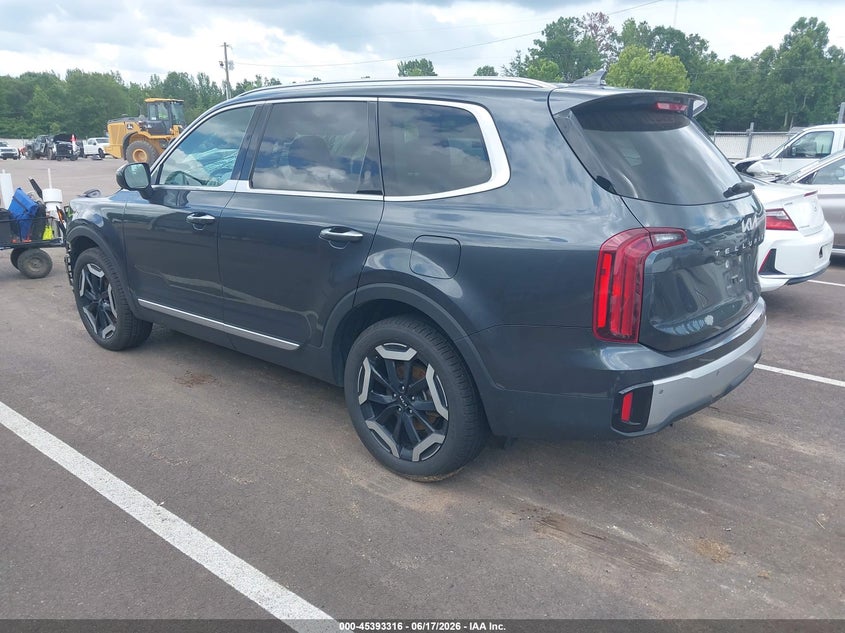 2024 Kia Telluride VIN 5XYP6DGC9RG478915 IAAI salvage auction — FRONT END, Salvage (Tennessee), sold $5,850 on 2026-07-23 (photo 3)