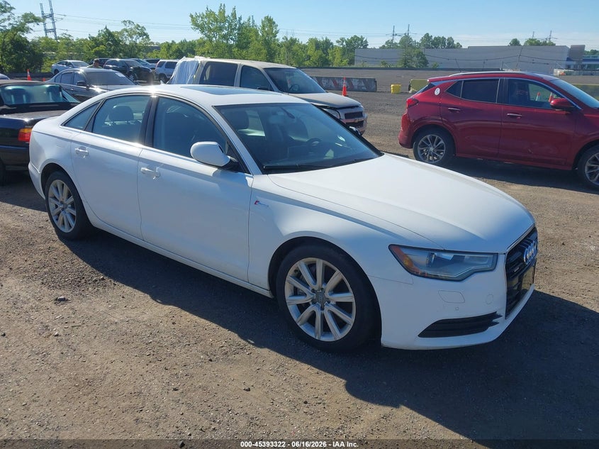 2014 Audi A6 VIN WAUFGAFC4EN039419 IAAI salvage auction — NORMAL WEAR, Clear (New York), sold $450 on 2026-07-14 (photo 1)