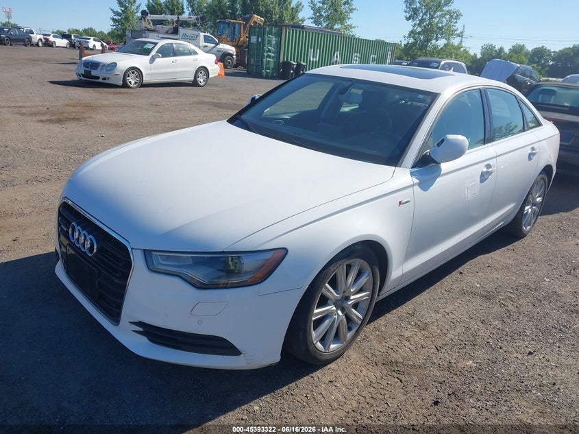 2014 Audi A6 VIN WAUFGAFC4EN039419 IAAI salvage auction — NORMAL WEAR, Clear (New York), sold $450 on 2026-07-14 (photo 2)
