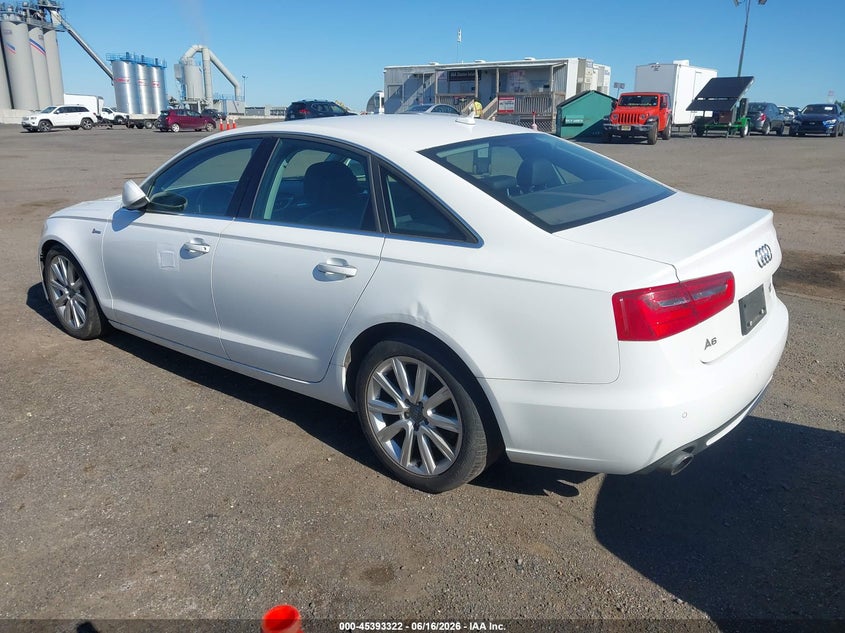 2014 Audi A6 VIN WAUFGAFC4EN039419 IAAI salvage auction — NORMAL WEAR, Clear (New York), sold $450 on 2026-07-14 (photo 3)