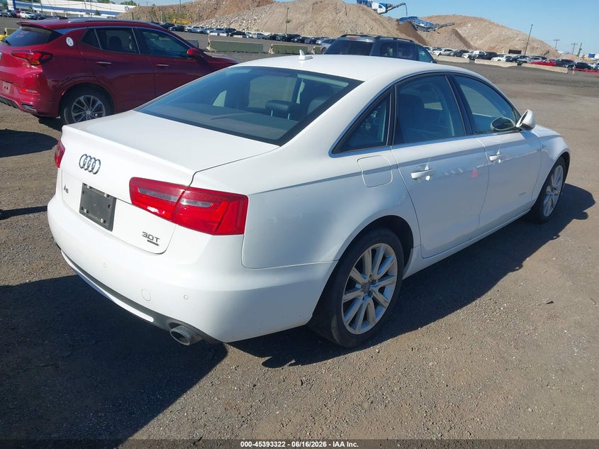 2014 Audi A6 VIN WAUFGAFC4EN039419 IAAI salvage auction — NORMAL WEAR, Clear (New York), sold $450 on 2026-07-14 (photo 4)