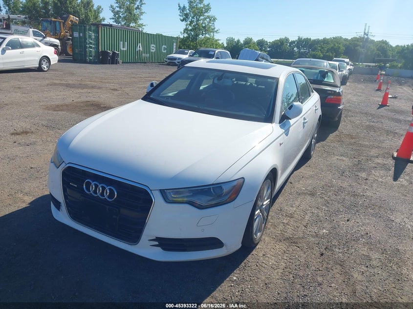2014 Audi A6 VIN WAUFGAFC4EN039419 IAAI salvage auction — NORMAL WEAR, Clear (New York), sold $450 on 2026-07-14 (photo 6)