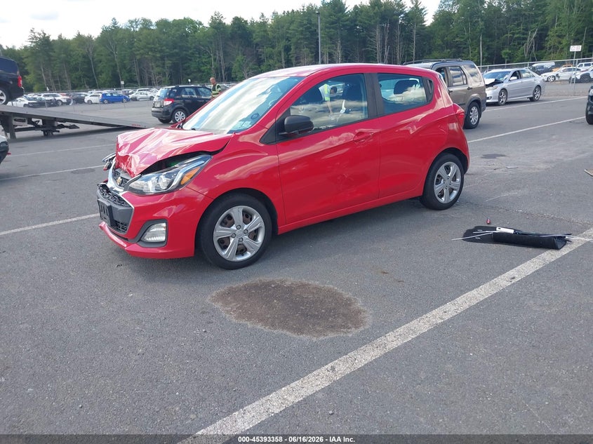 2020 Chevrolet Spark VIN KL8CB6SA2LC424887 IAAI salvage auction — FRONT END, Mv-907A (New York), sold $525 on 2026-07-09 (photo 2)