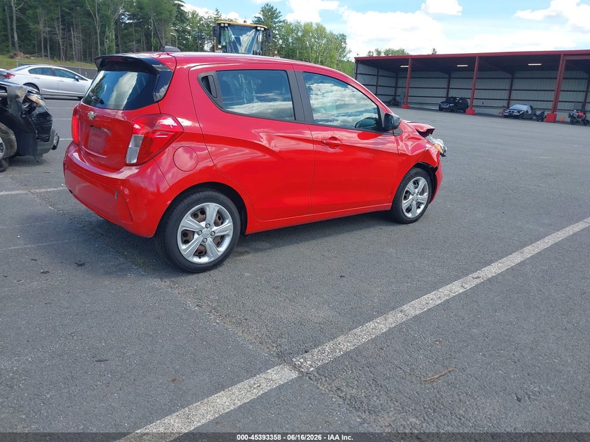 2020 Chevrolet Spark VIN KL8CB6SA2LC424887 IAAI salvage auction — FRONT END, Mv-907A (New York), sold $525 on 2026-07-09 (photo 4)