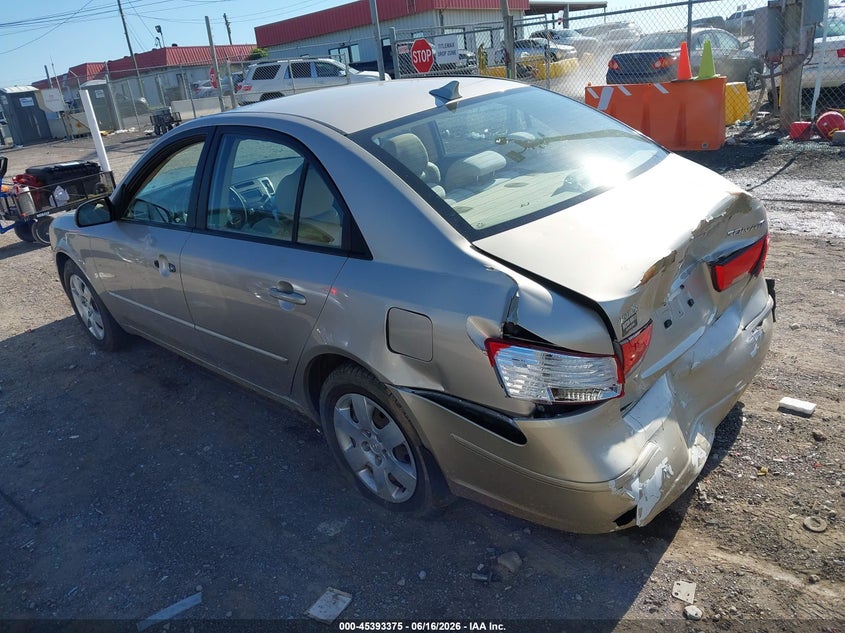 2009 Hyundai Sonata VIN 5NPET46C69H527935 IAAI salvage auction — REAR END, Salvage (Tennessee), sold $350 on 2026-07-09 (photo 3)