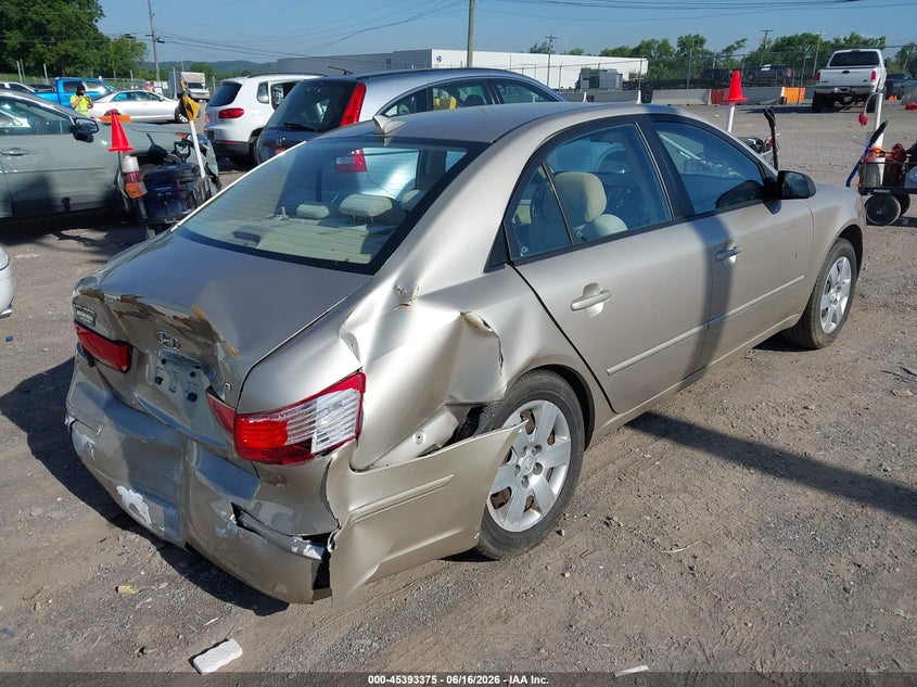 2009 Hyundai Sonata VIN 5NPET46C69H527935 IAAI salvage auction — REAR END, Salvage (Tennessee), sold $350 on 2026-07-09 (photo 4)