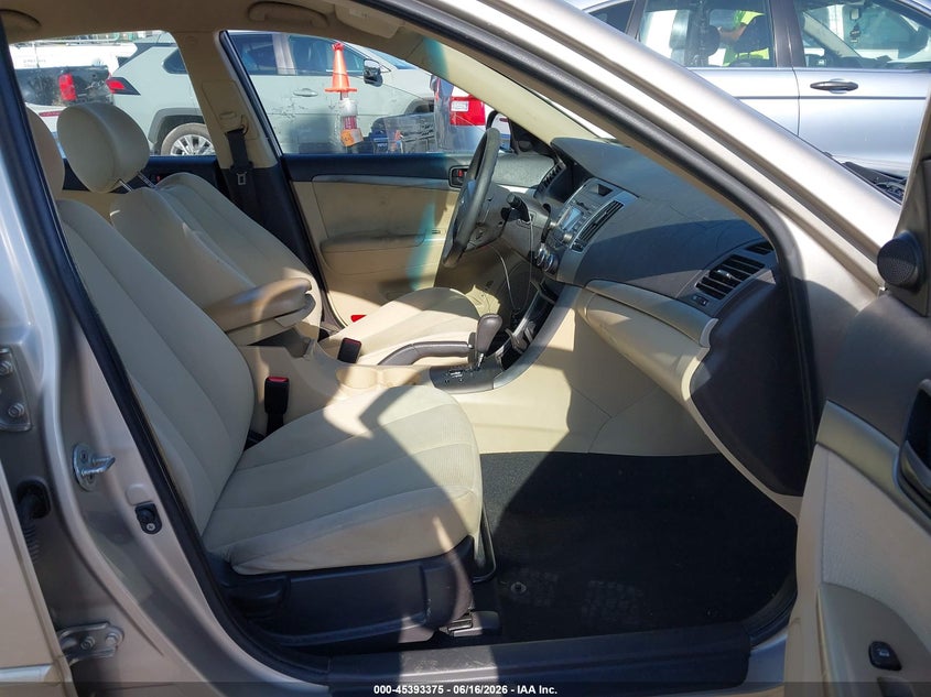 2009 Hyundai Sonata VIN 5NPET46C69H527935 IAAI salvage auction — REAR END, Salvage (Tennessee), sold $350 on 2026-07-09 (photo 5)
