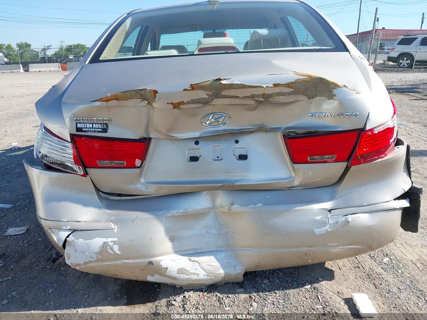 2009 Hyundai Sonata VIN 5NPET46C69H527935 IAAI salvage auction — REAR END, Salvage (Tennessee), sold $350 on 2026-07-09 (photo 6)
