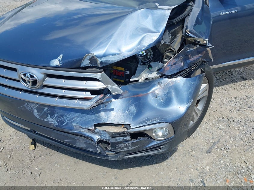 2013 Toyota Highlander VIN 5TDDK3EH0DS208345 IAAI salvage auction — LEFT FRONT, Salvage (North Carolina), sold $6,100 on 2026-07-17 (photo 6)