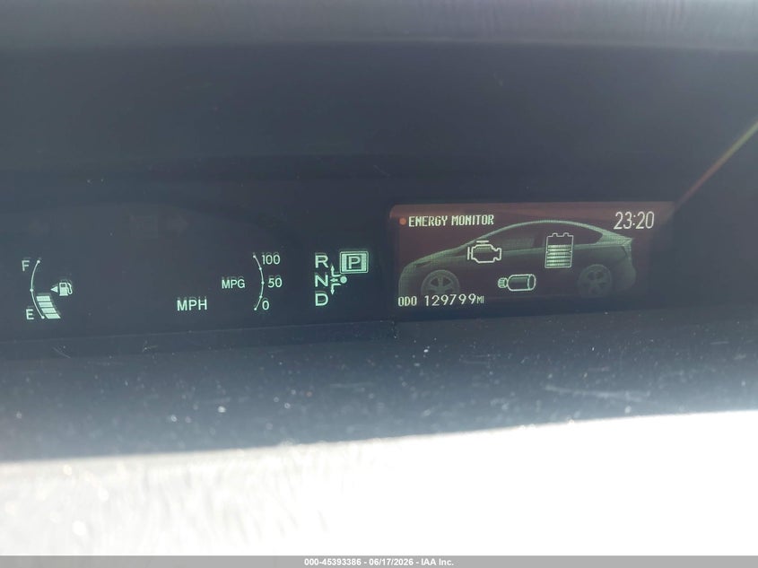 2012 Toyota Prius VIN JTDKN3DU1C1605572 IAAI salvage auction — FRONT END, Salvage (Texas), sold $1,275 on 2026-07-07 (photo 7)