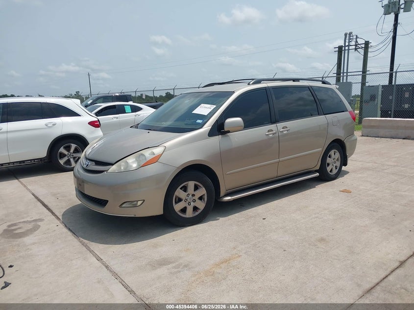 2009 Toyota Sienna VIN 5TDZK22C59S241471 IAAI salvage auction — REPOSSESSION, Nrc Lienholder Repossession Paperwork (Texas), sold $800 on 2026-07-10 (photo 2)
