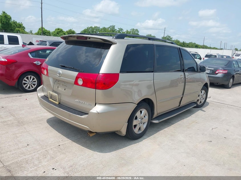 2009 Toyota Sienna VIN 5TDZK22C59S241471 IAAI salvage auction — REPOSSESSION, Nrc Lienholder Repossession Paperwork (Texas), sold $800 on 2026-07-10 (photo 4)