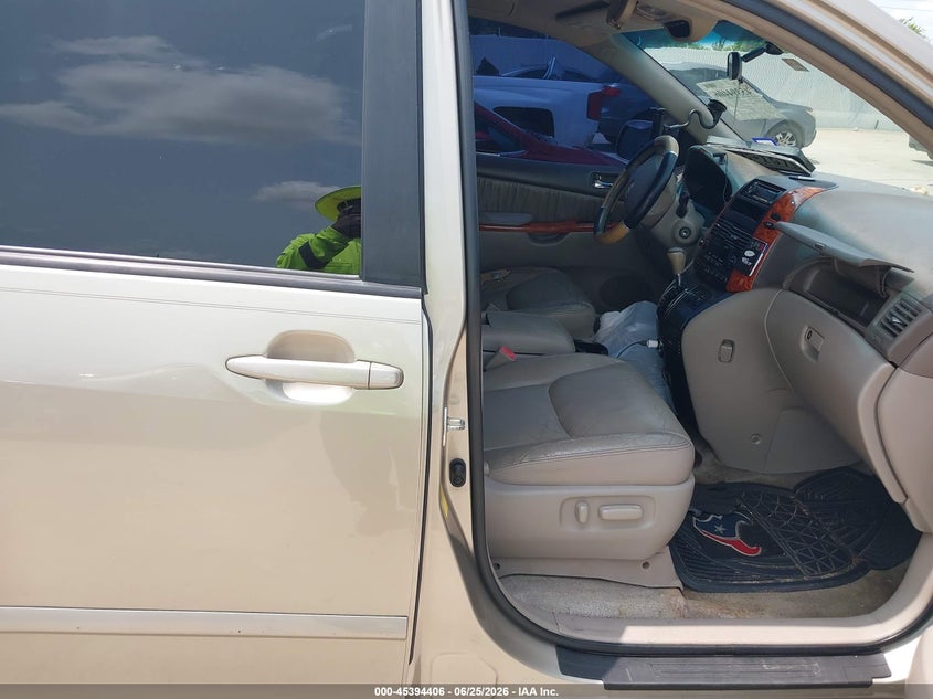 2009 Toyota Sienna VIN 5TDZK22C59S241471 IAAI salvage auction — REPOSSESSION, Nrc Lienholder Repossession Paperwork (Texas), sold $800 on 2026-07-10 (photo 5)