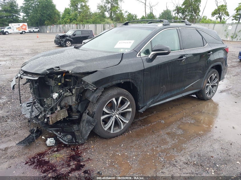 2019 Lexus Rx VIN JTJDZKCA6K2019454 IAAI salvage auction — FRONT END, Salvage (Pennsylvania), sold $7,100 on 2026-07-28 (photo 2)