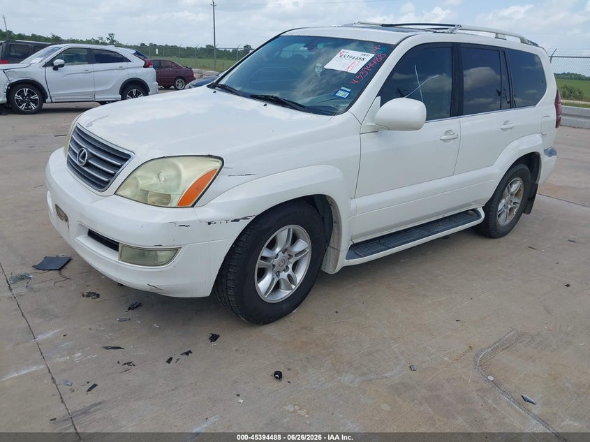 2004 Lexus Gx 470 VIN JTJBT20X540045916 IAAI salvage auction — REPOSSESSION, Nrc Lienholder Repossession Paperwork (Texas), sold $2,725 on 2026-07-17 (photo 2)