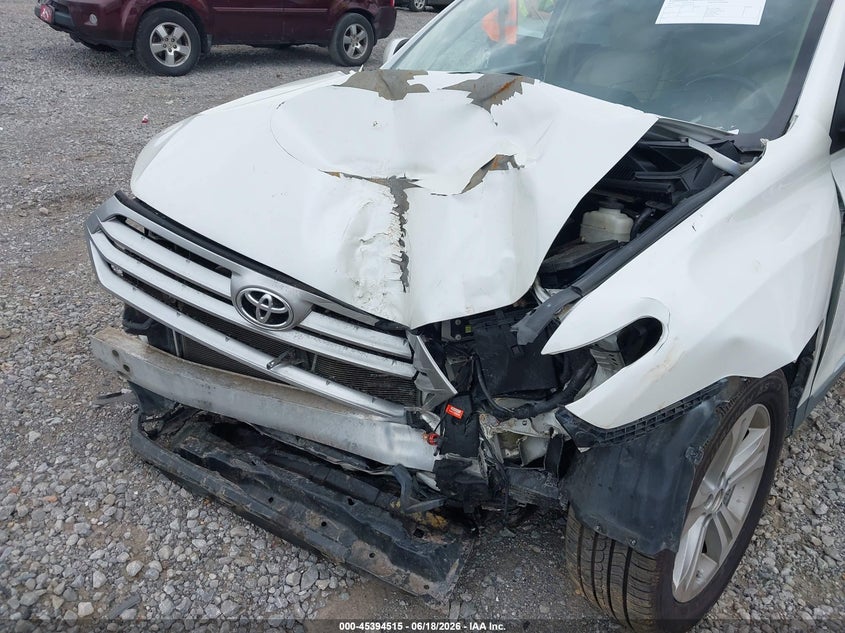 2013 Toyota Highlander VIN 5TDYK3EHXDS108206 IAAI salvage auction — FRONT END, Salvage (Tennessee), sold $1,100 on 2026-07-16 (photo 6)
