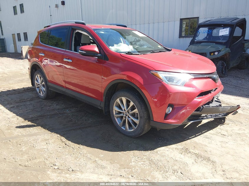 2017 Toyota Rav 4 VIN 2T3DFREV6HW666036 IAAI salvage auction — FRONT END, Salvage (Vermont), sold $4,750 on 2026-07-18 (photo 1)